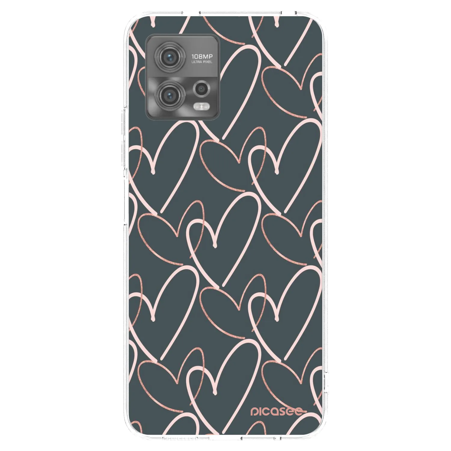 Picasee silikonový průhledný obal pro Motorola Moto G72 - Hodně lásky