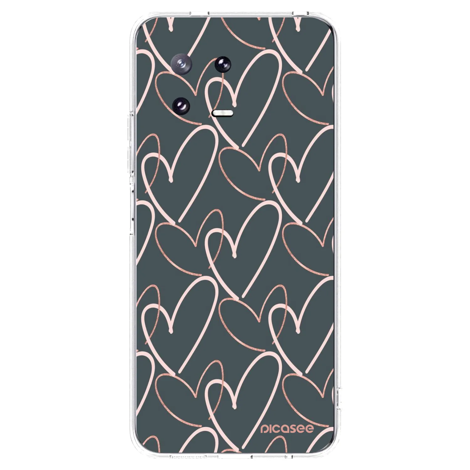 Picasee silikonový průhledný obal pro Xiaomi 13 Pro - Hodně lásky