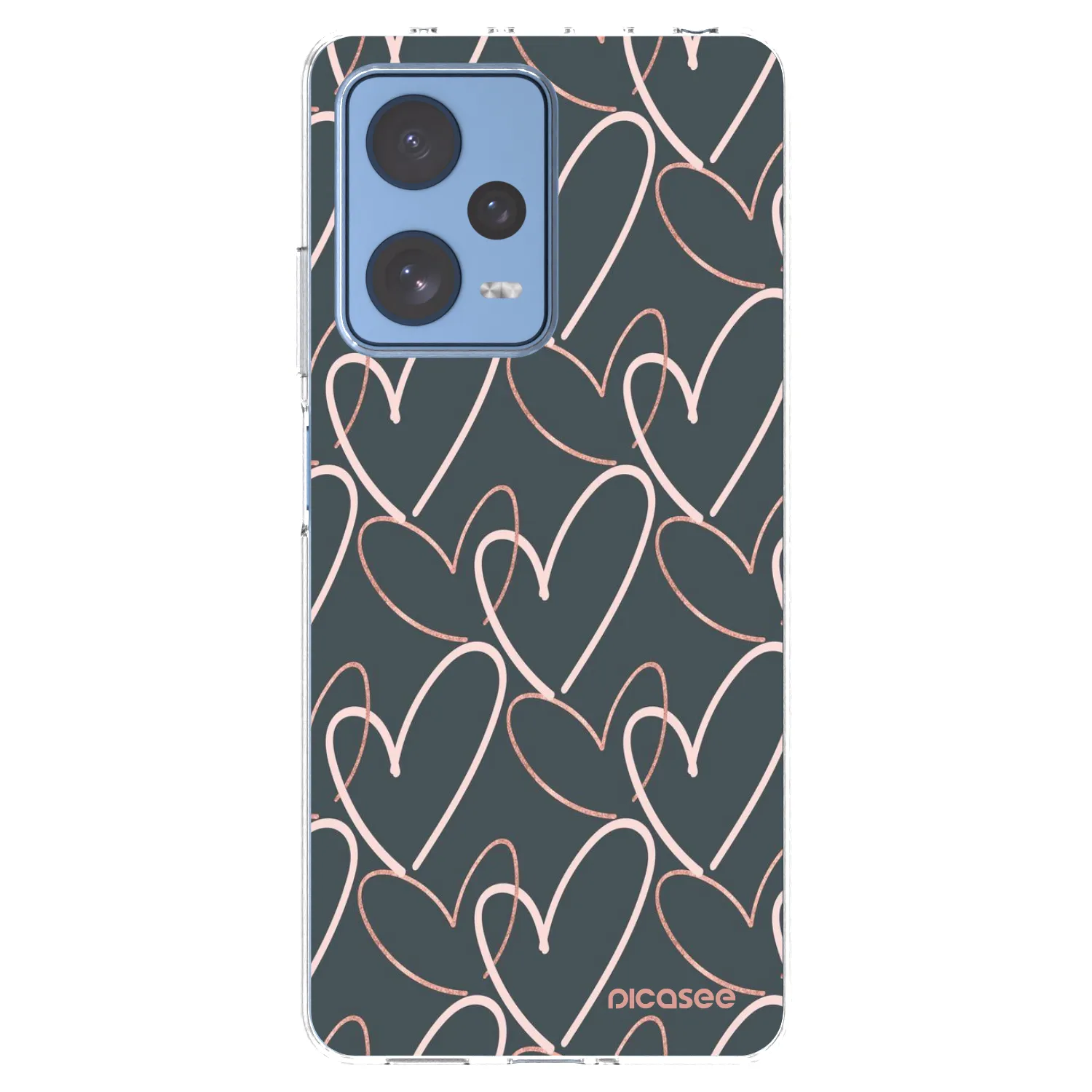 Picasee silikonový průhledný obal pro Xiaomi Redmi Note 12 Pro 5G - Hodně lásky