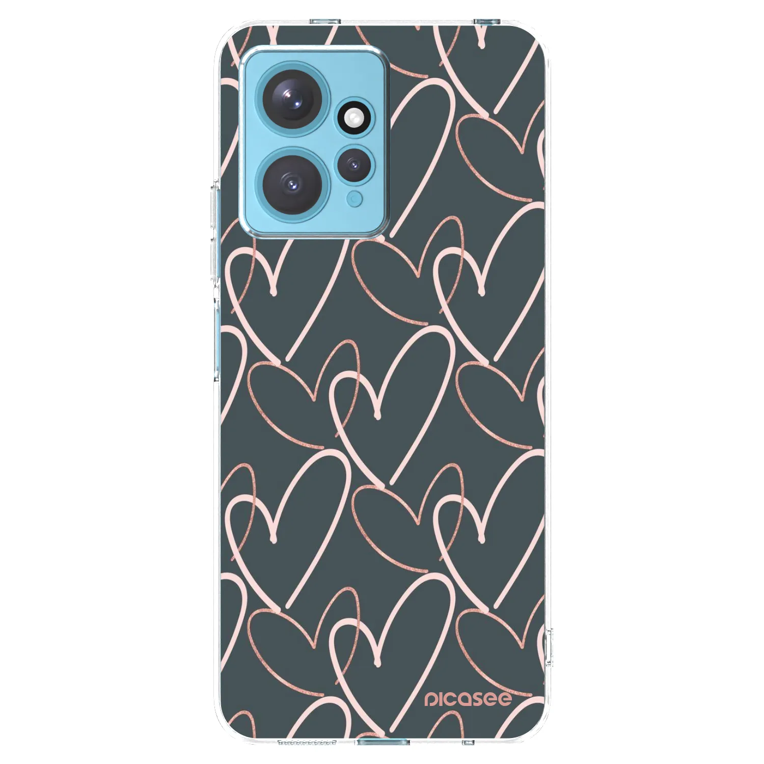 Picasee silikonový průhledný obal pro Xiaomi Redmi Note 12 4G - Hodně lásky