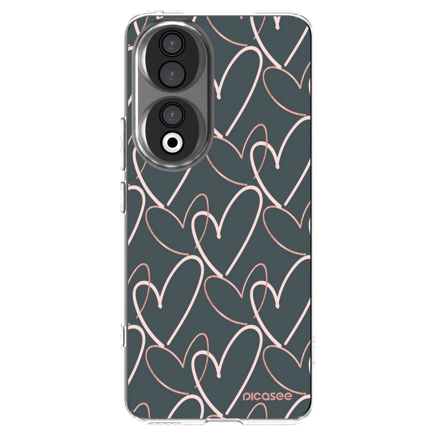 Picasee silikonový průhledný obal pro Honor 90 5G - Hodně lásky