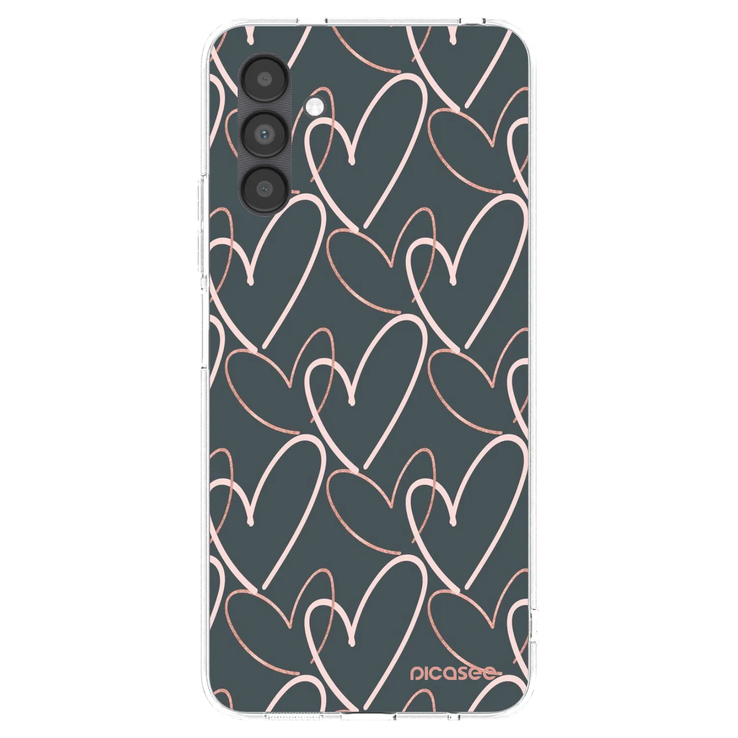 Picasee silikonový průhledný obal pro Samsung Galaxy A04s A047F - Hodně lásky