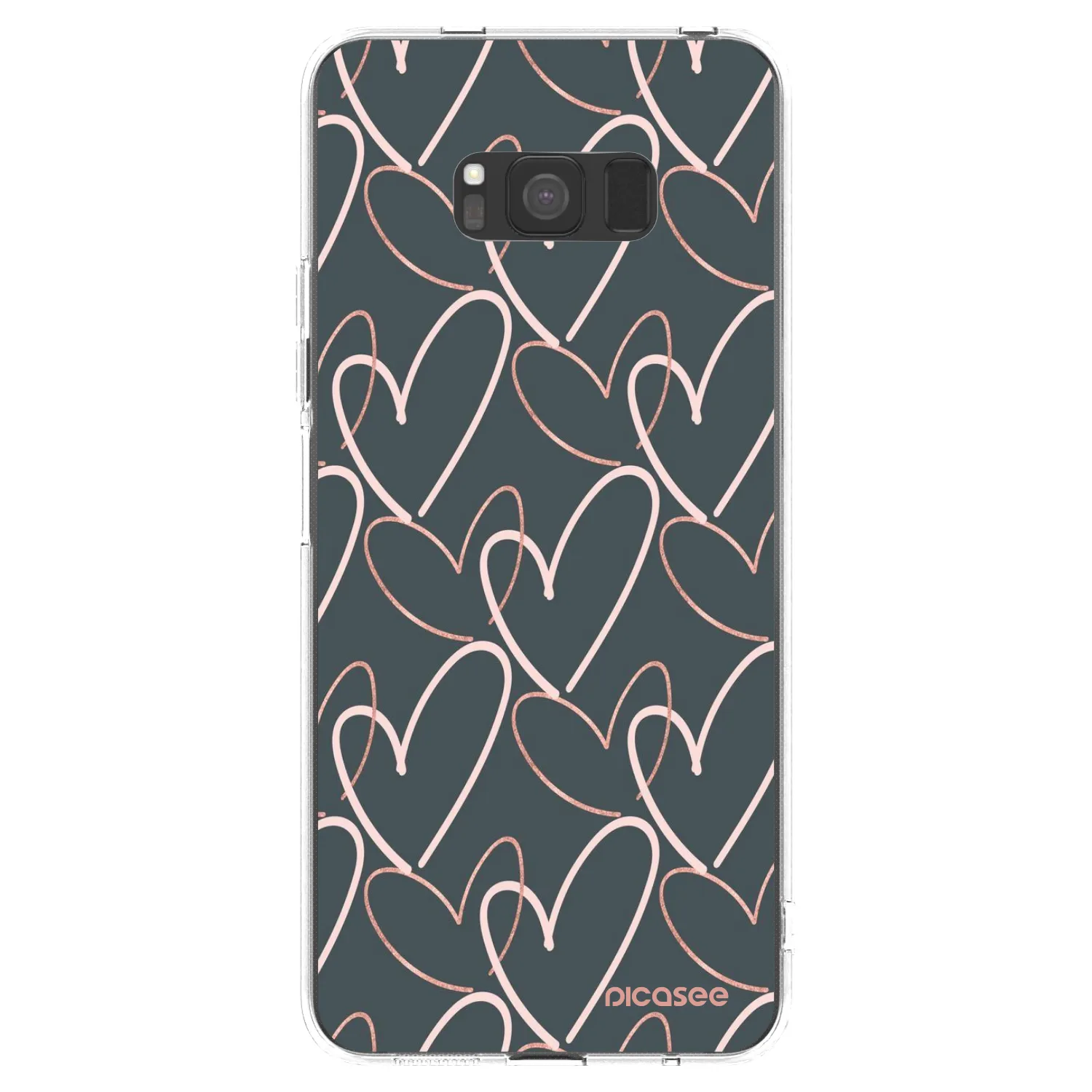 Picasee silikonový průhledný obal pro Samsung Galaxy S8 G950F - Hodně lásky
