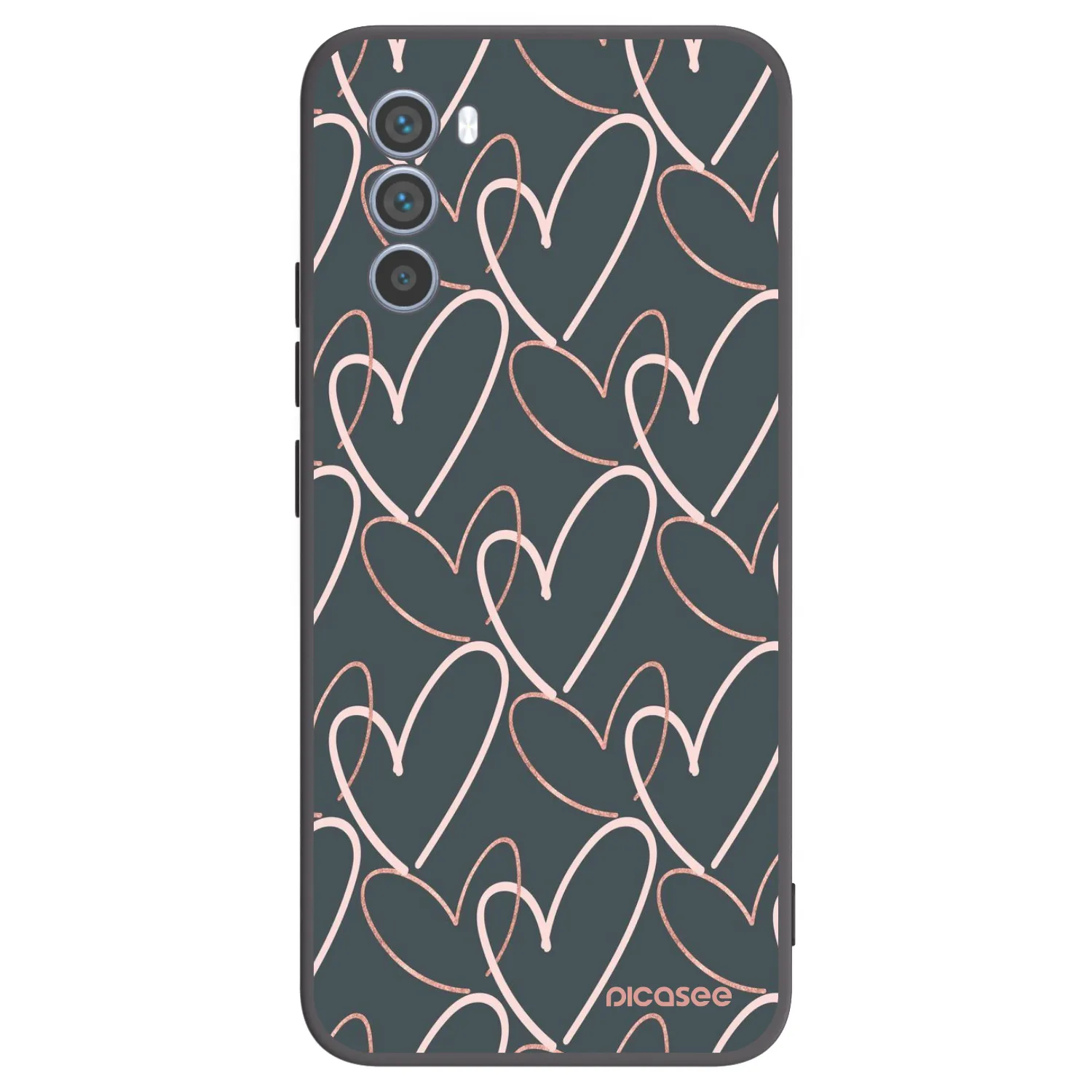 Picasee silikonový černý obal pro Motorola Moto G62 - Hodně lásky