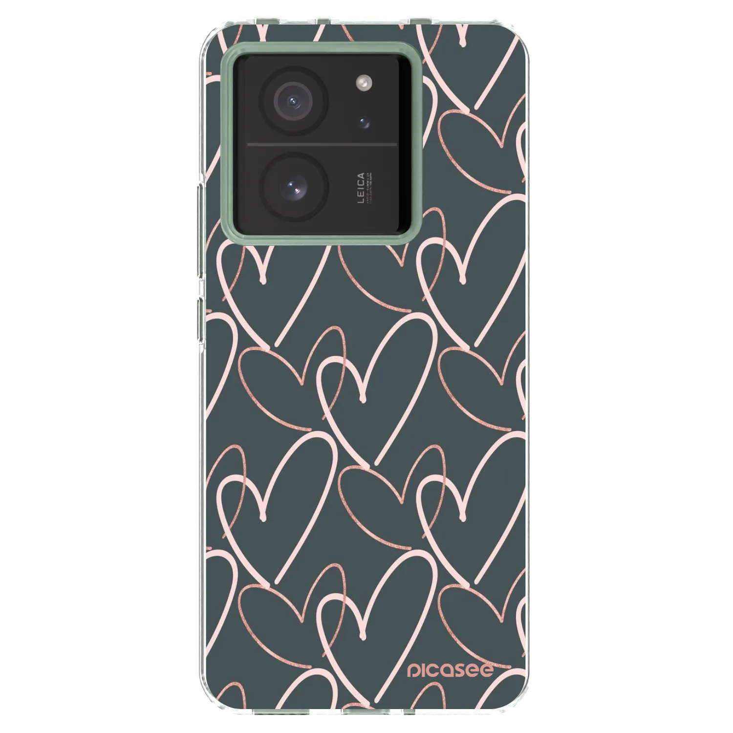Picasee silikonový průhledný obal pro Xiaomi 13T - Hodně lásky