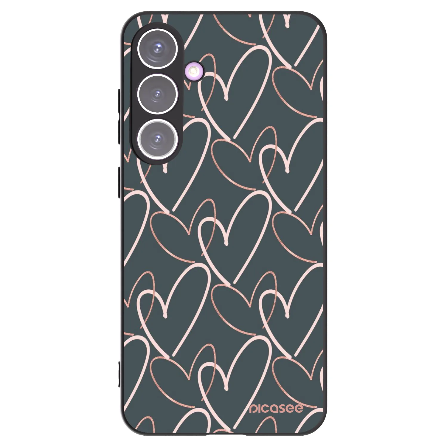 Picasee silikonový černý obal pro Samsung Galaxy S24+ S926B 5G - Hodně lásky