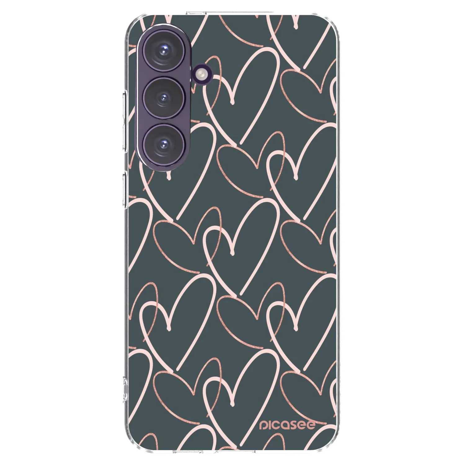 Picasee silikonový průhledný obal pro Samsung Galaxy S24+ S926B 5G - Hodně lásky