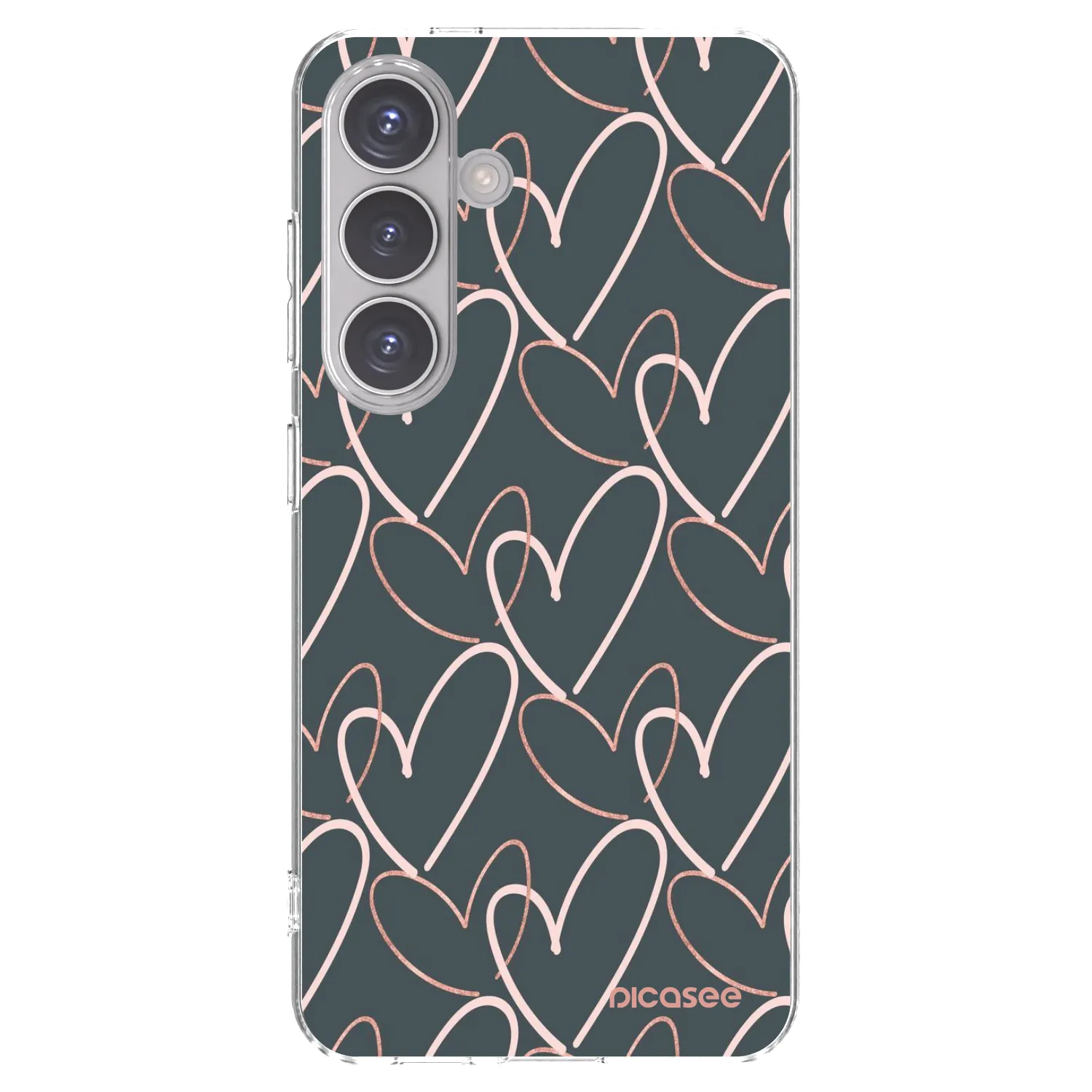 Picasee silikonový průhledný obal pro Samsung Galaxy S24 S921B 5G - Hodně lásky