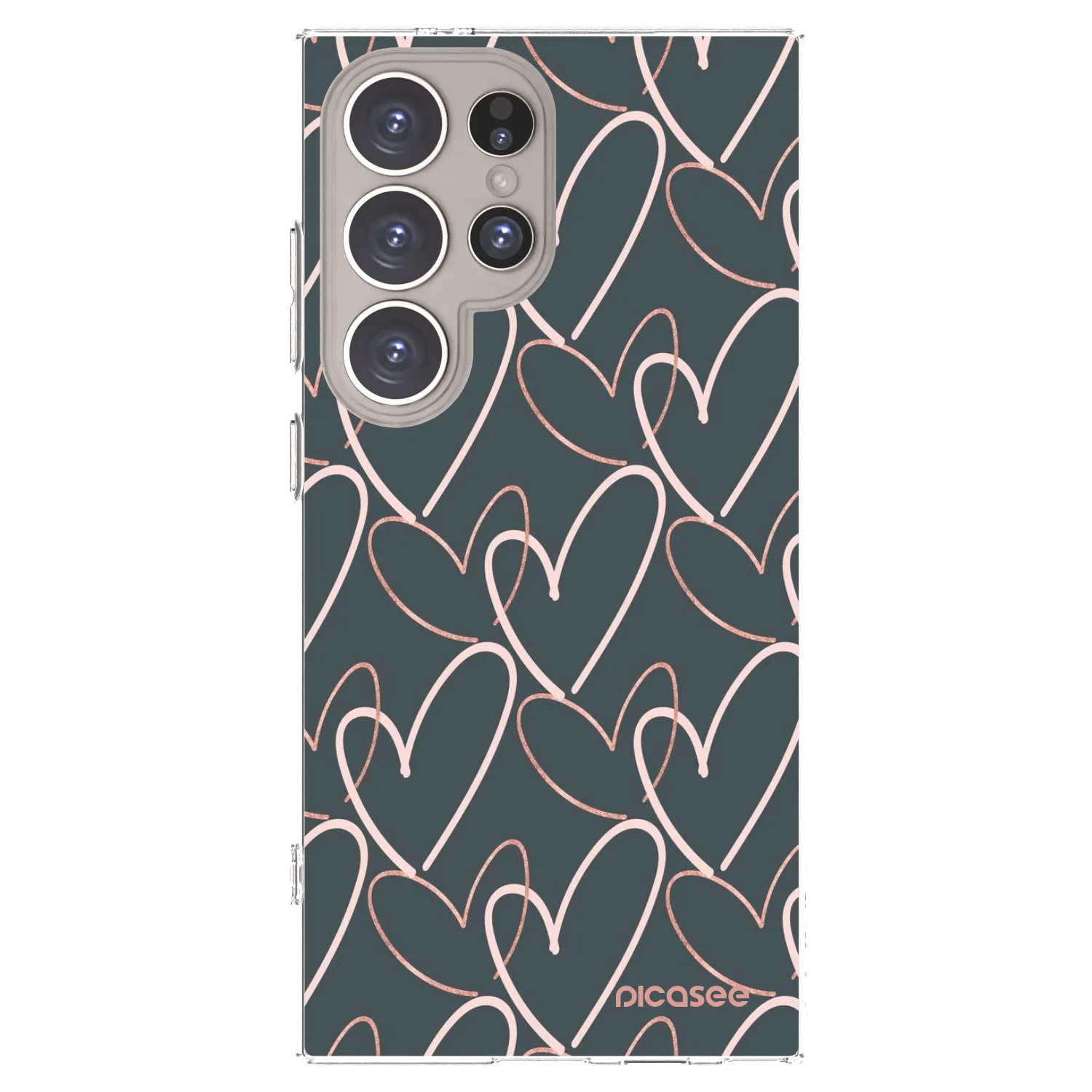 Picasee silikonový průhledný obal pro Samsung Galaxy S24 Ultra S928B 5G - Hodně lásky