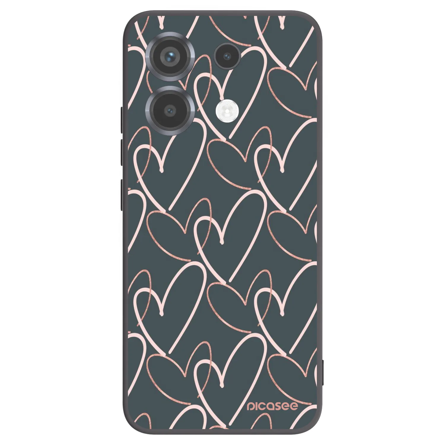 Picasee silikonový černý obal pro Xiaomi Poco X6 - Hodně lásky