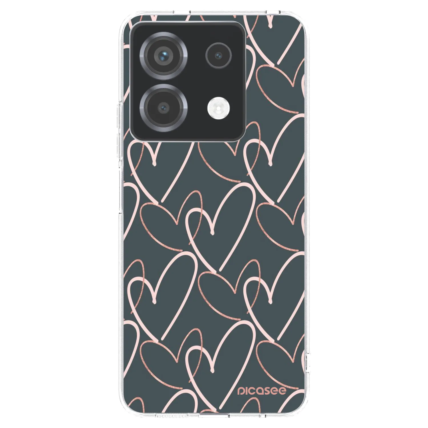 Picasee silikonový průhledný obal pro Xiaomi Poco X6 - Hodně lásky