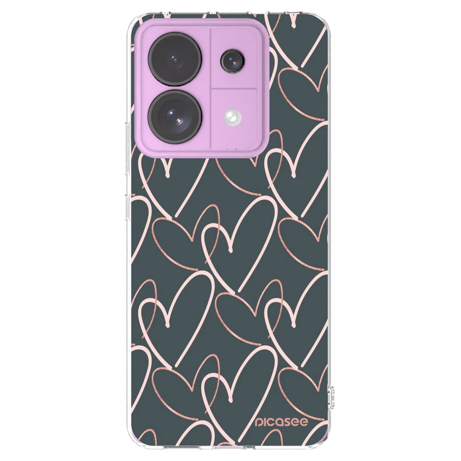 Picasee silikonový průhledný obal pro Xiaomi Redmi Note 13 Pro 5G - Hodně lásky
