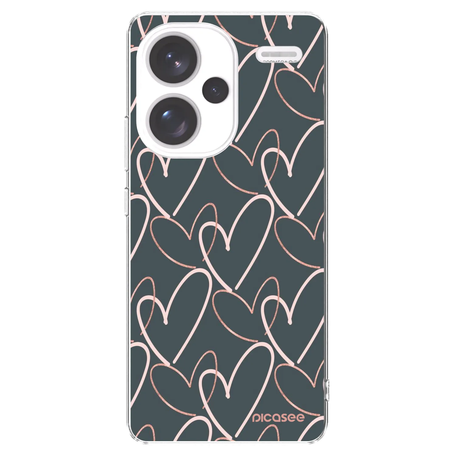 Picasee silikonový průhledný obal pro Xiaomi Redmi Note 13 Pro+ 5G - Hodně lásky