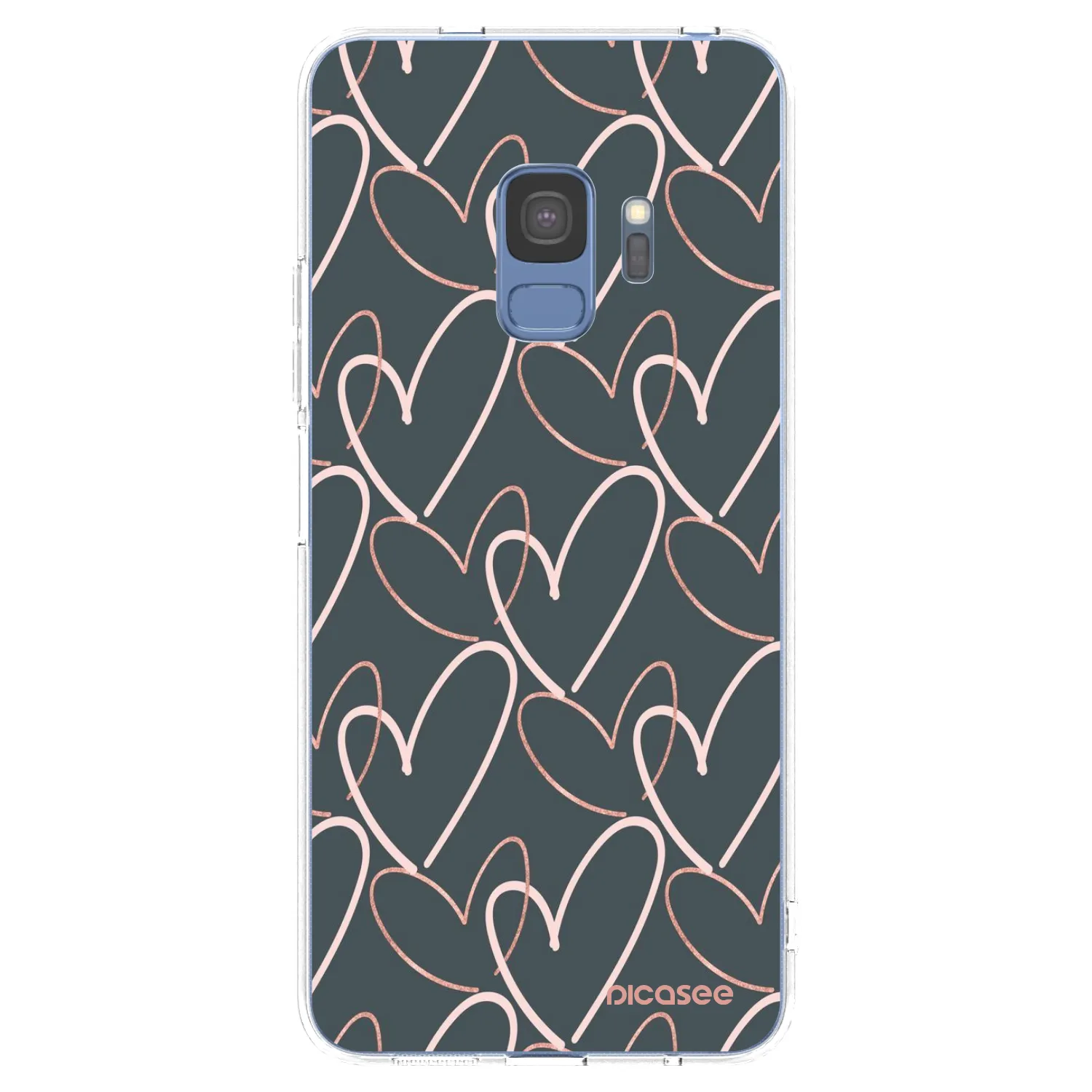 Picasee silikonový průhledný obal pro Samsung Galaxy S9 G960F - Hodně lásky