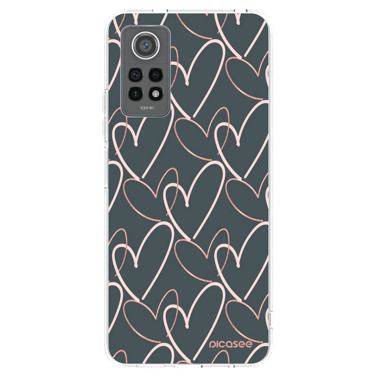 Picasee silikonový průhledný obal pro Xiaomi Redmi Note 12 Pro 4G - Hodně lásky