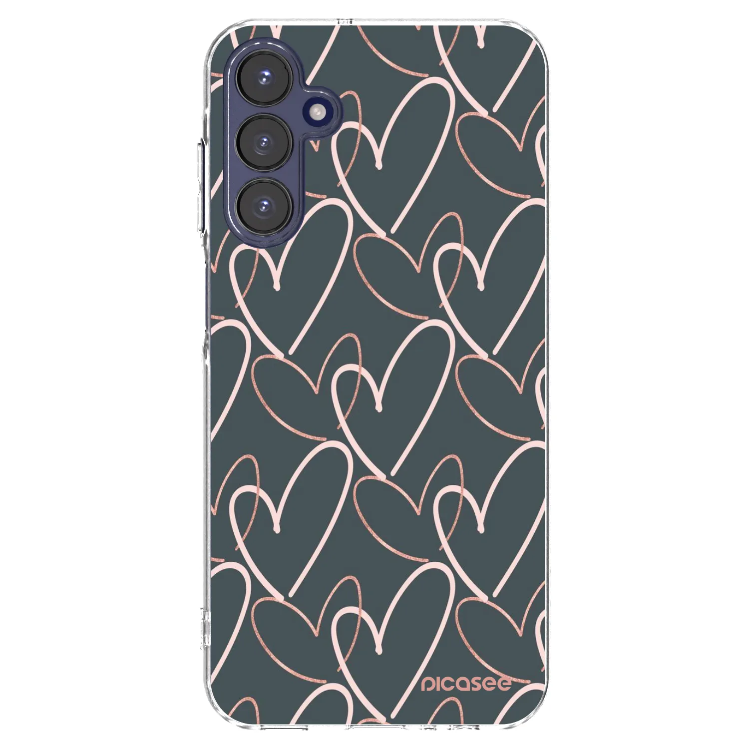 Picasee silikonový průhledný obal pro Samsung Galaxy A15 A155F 4G - Hodně lásky