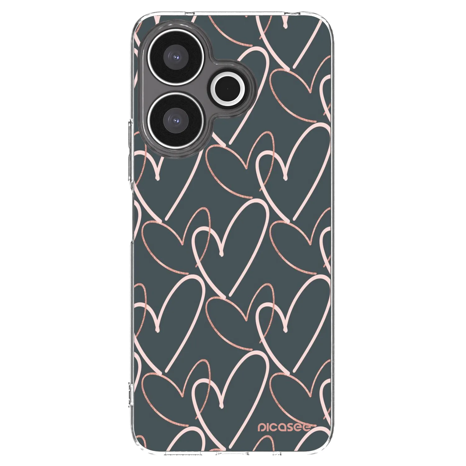 Picasee silikonový průhledný obal pro Xiaomi Redmi 13 4G - Hodně lásky