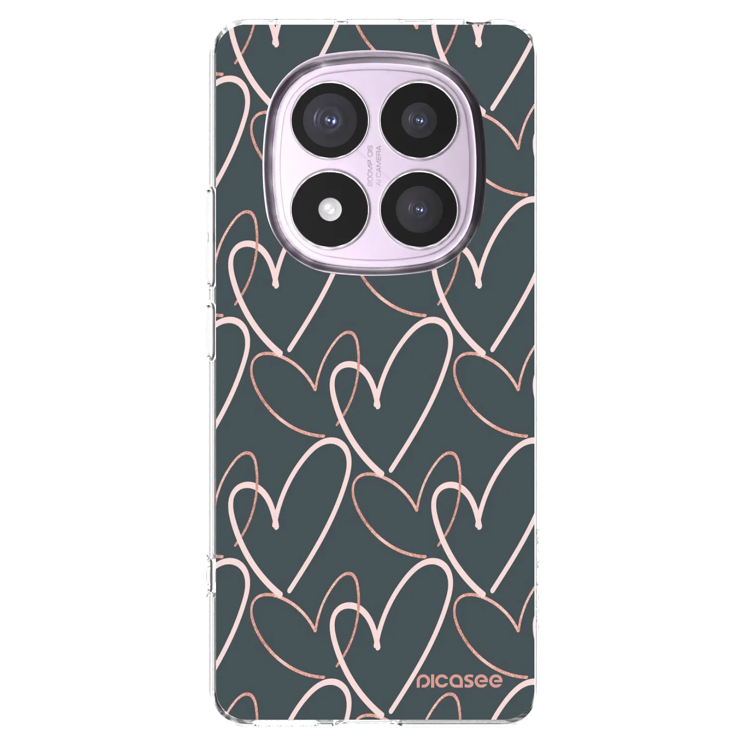 Picasee silikonový průhledný obal pro Xiaomi Redmi Note 14 Pro 5G - Hodně lásky