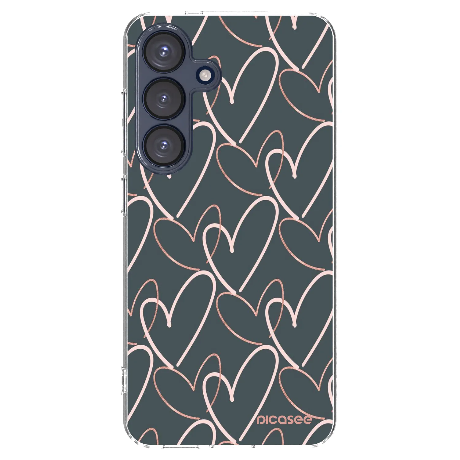 Picasee silikonový průhledný obal pro Samsung Galaxy S25 5G - Hodně lásky