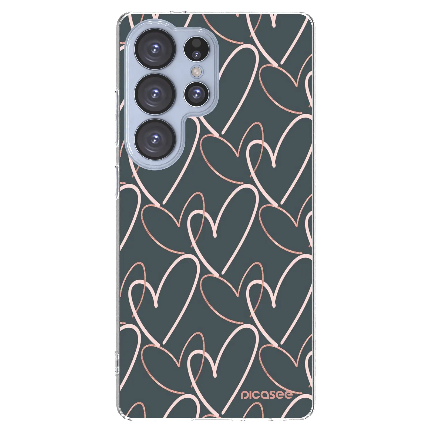 Picasee silikonový průhledný obal pro Samsung Galaxy S25 Ultra 5G - Hodně lásky