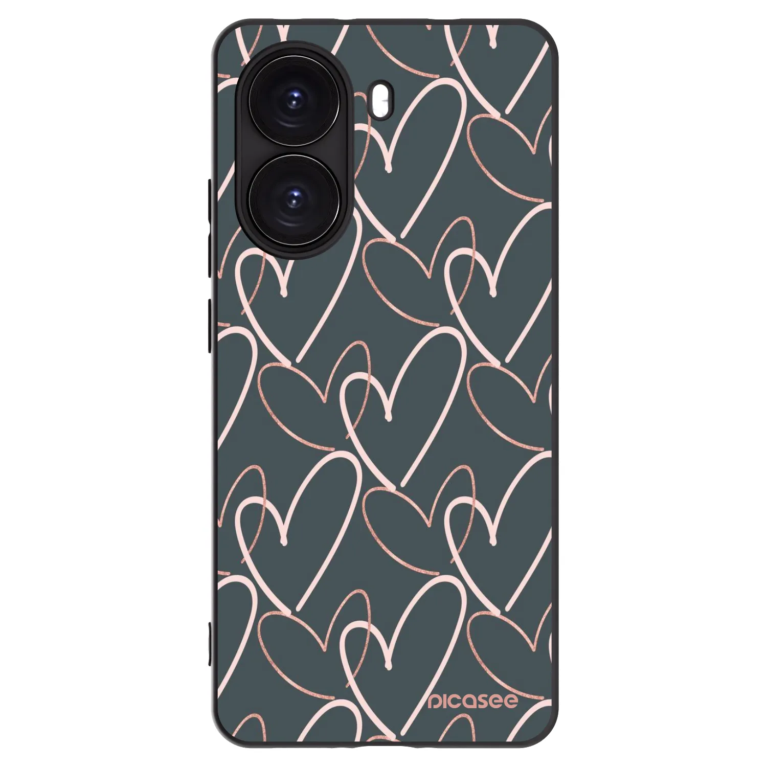 Picasee silikonový černý obal pro Xiaomi Poco X7 Pro 5G - Hodně lásky