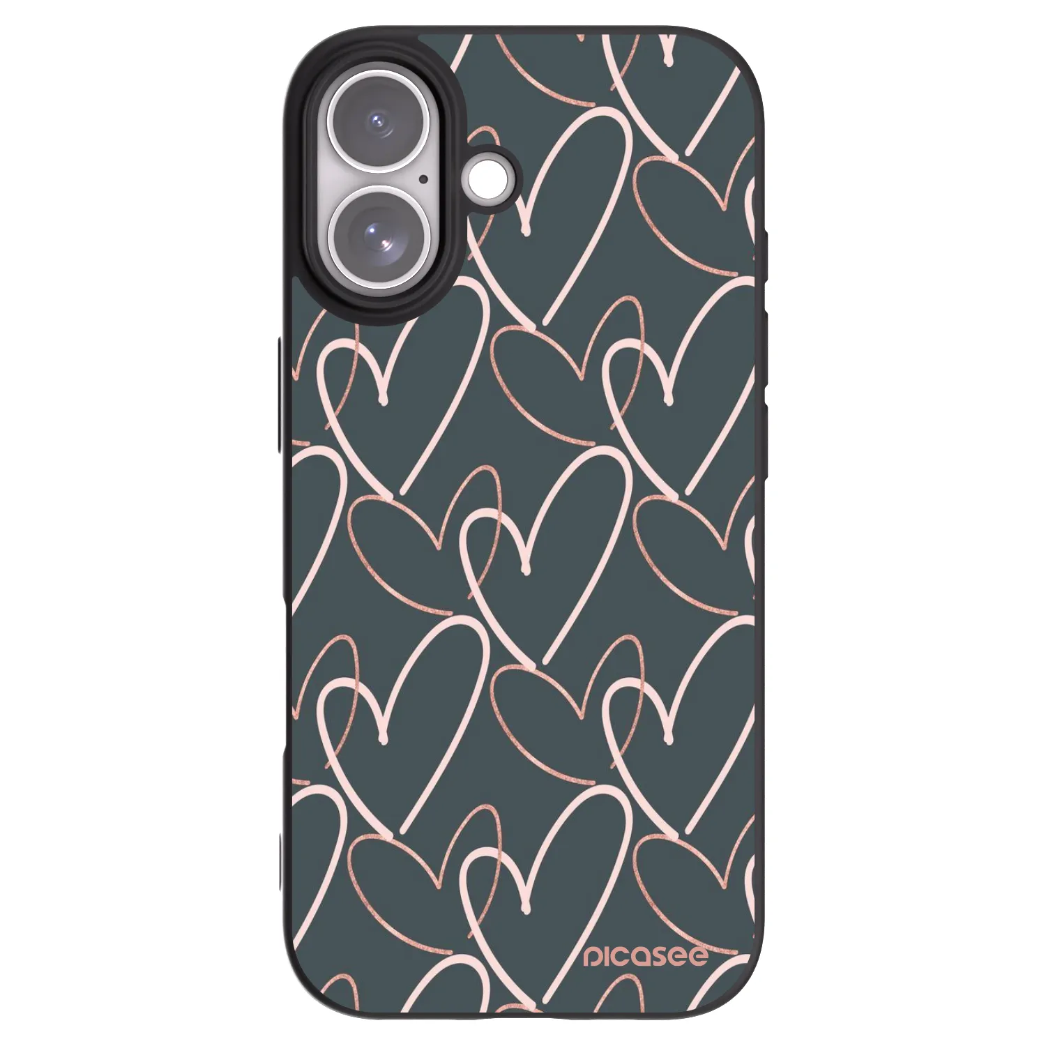 Picasee silikonový černý obal pro Apple iPhone 17 - Hodně lásky