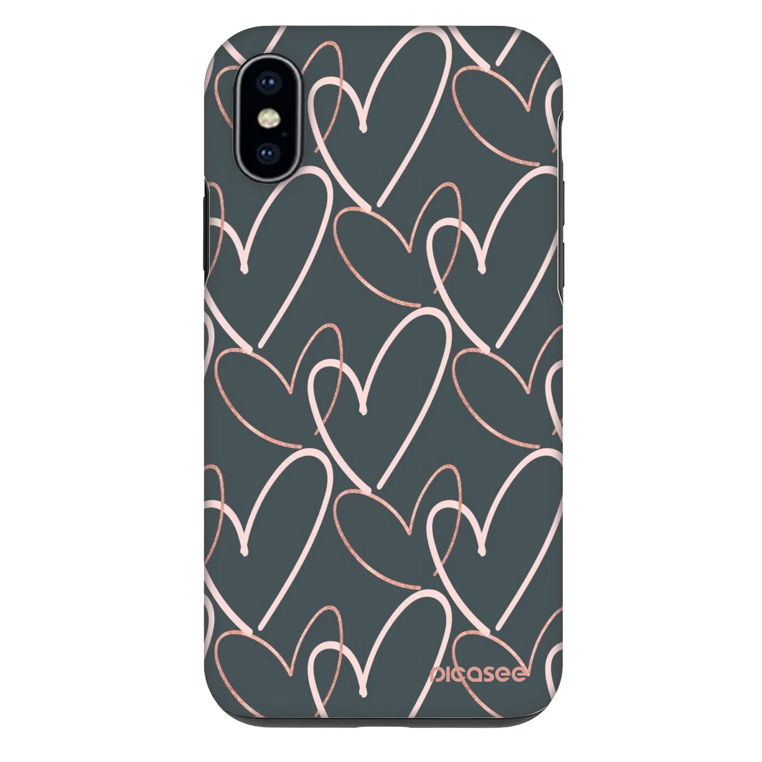 Picasee Fashion Case pro Apple iPhone X/XS - Hodně lásky