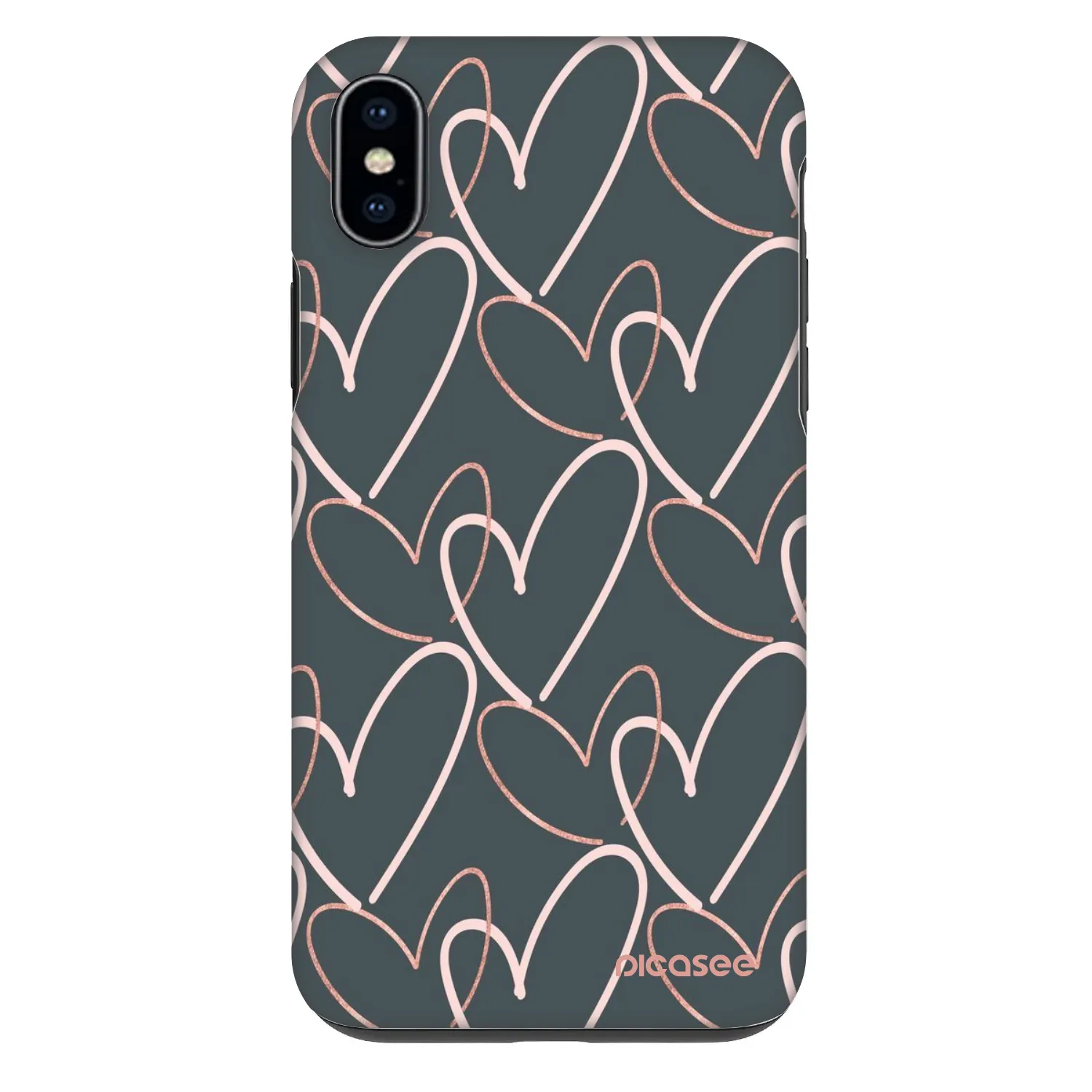 Picasee Fashion Case pro Apple iPhone XS Max - Hodně lásky