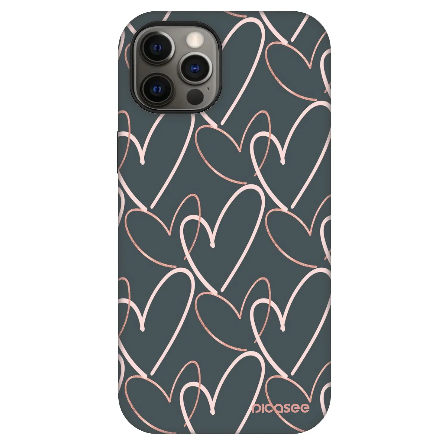 Picasee Fashion Case MagSafe Apple iPhone 12 - Hodně lásky