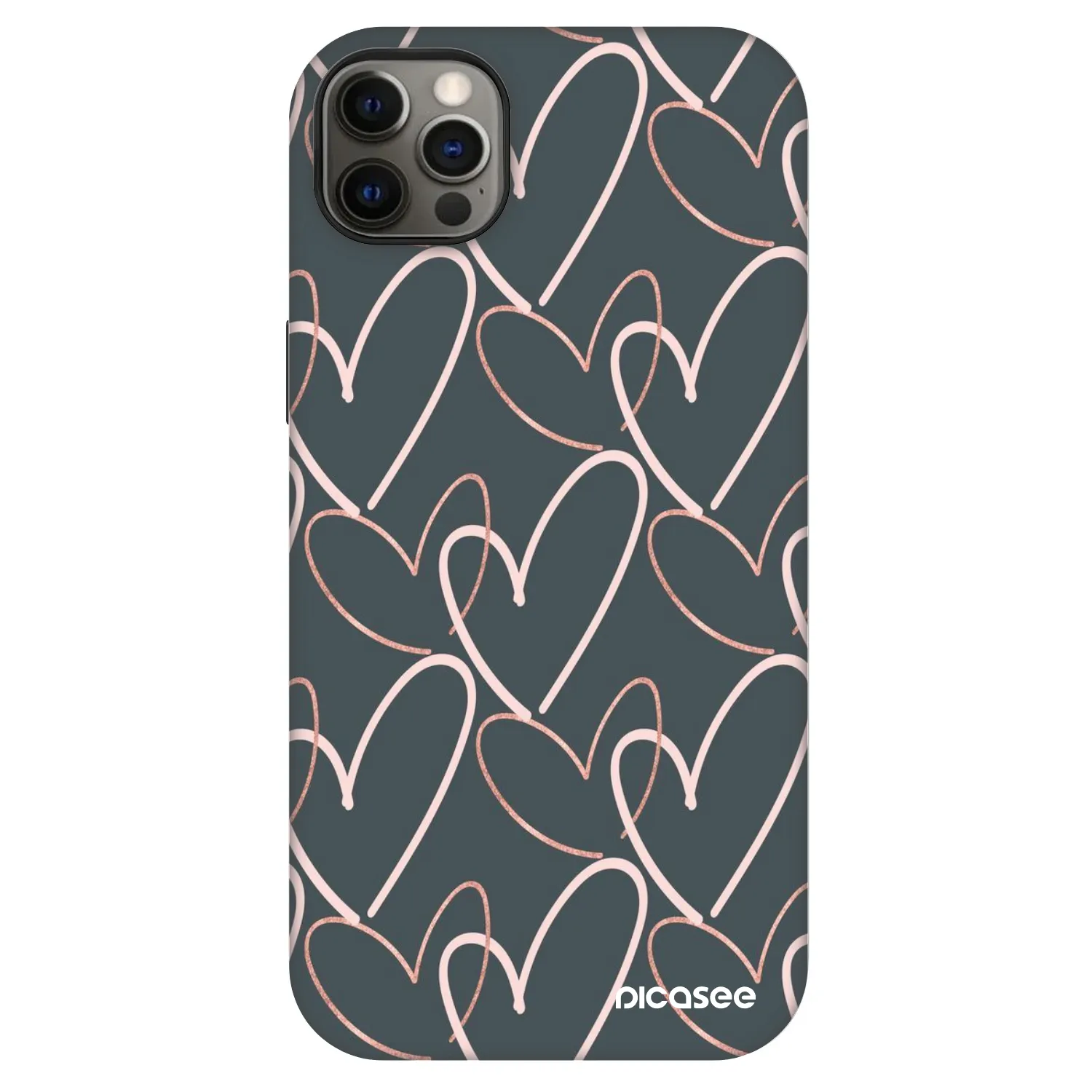 Picasee Fashion Case MagSafe Apple iPhone 12 Pro Max - Hodně lásky