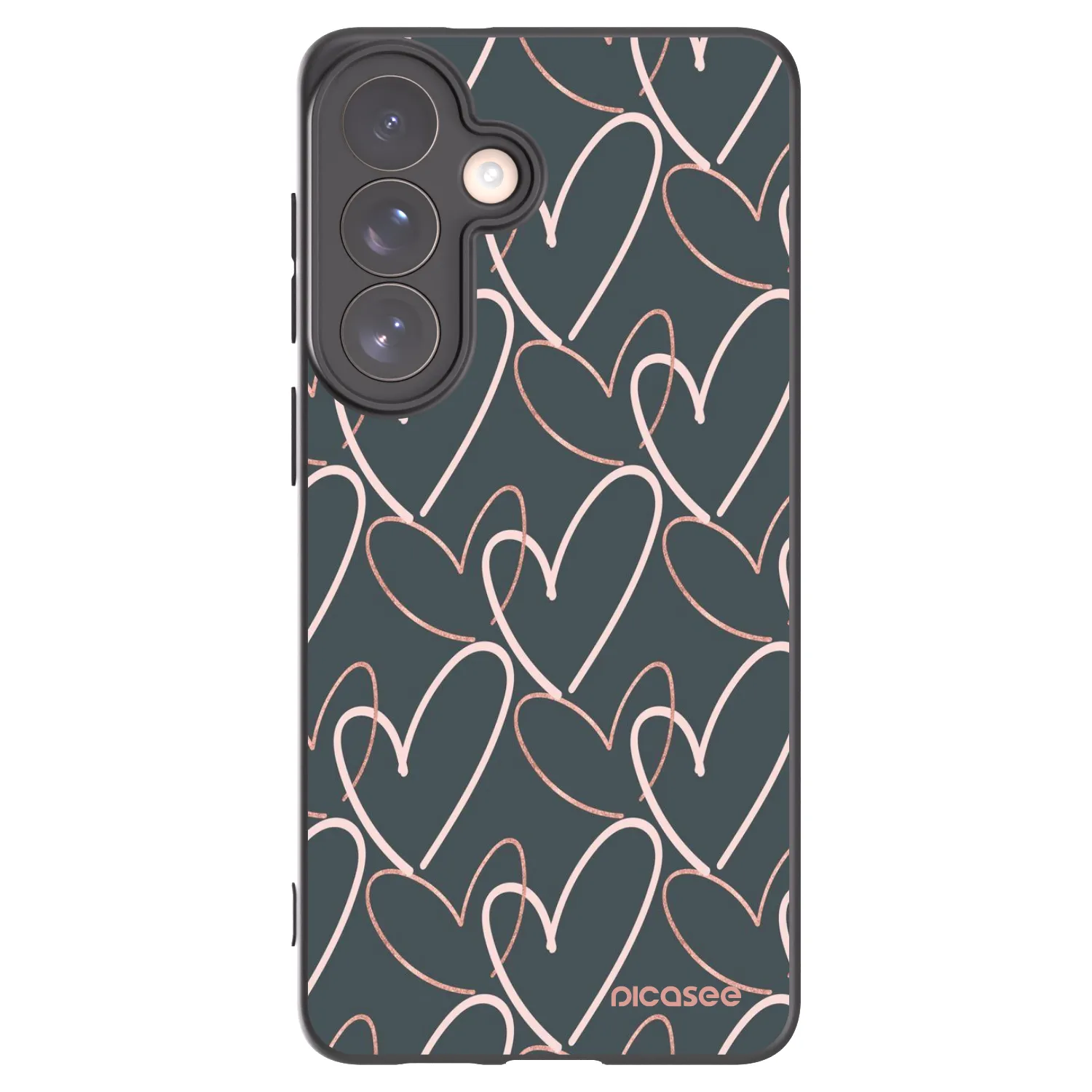 Picasee silikonový černý obal pro Samsung Galaxy S26+ - Hodně lásky