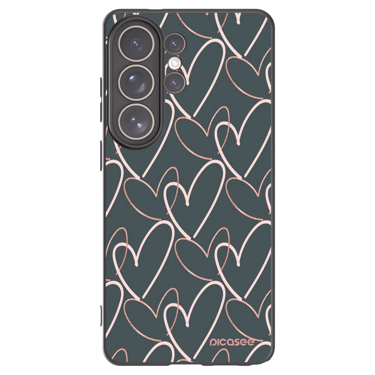 Picasee silikonový černý obal pro Samsung Galaxy S26 Ultra - Hodně lásky
