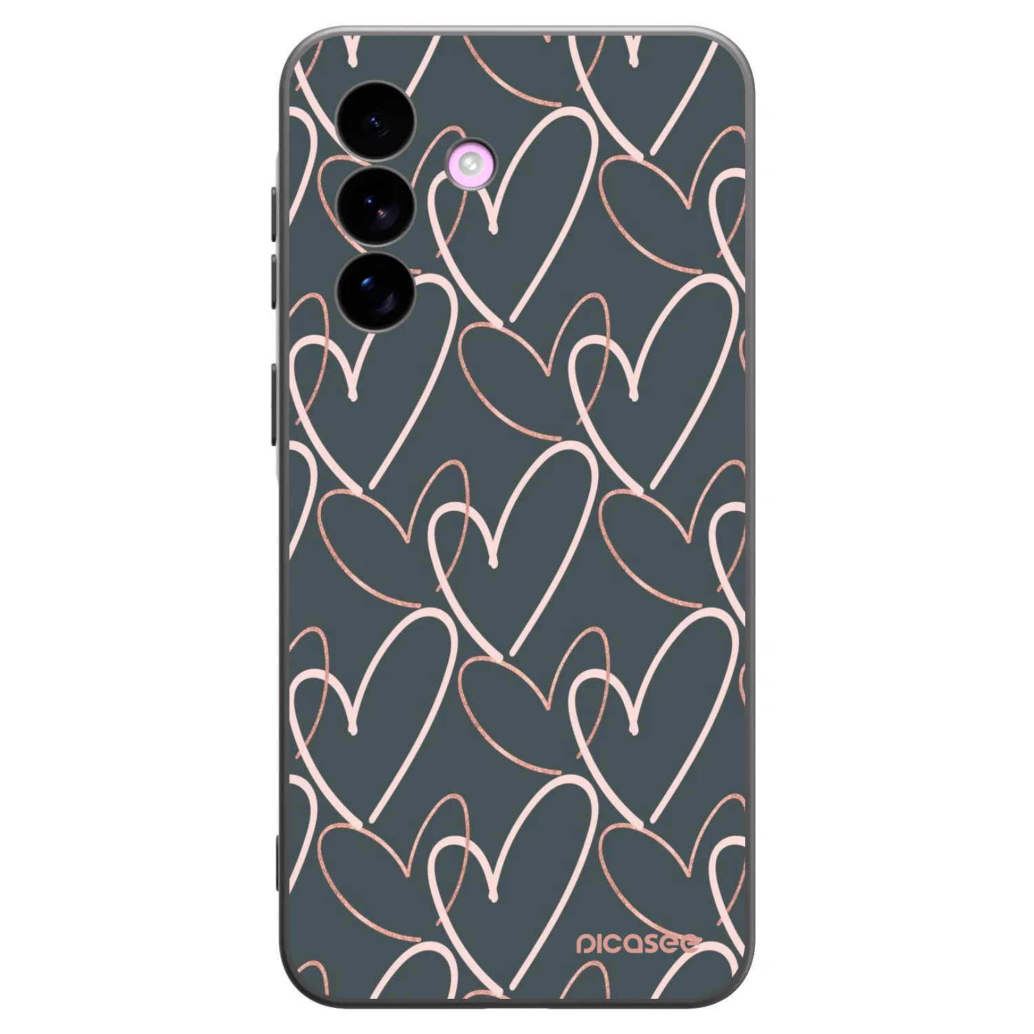 Picasee silikonový černý obal pro Samsung Galaxy A57 5G - Hodně lásky