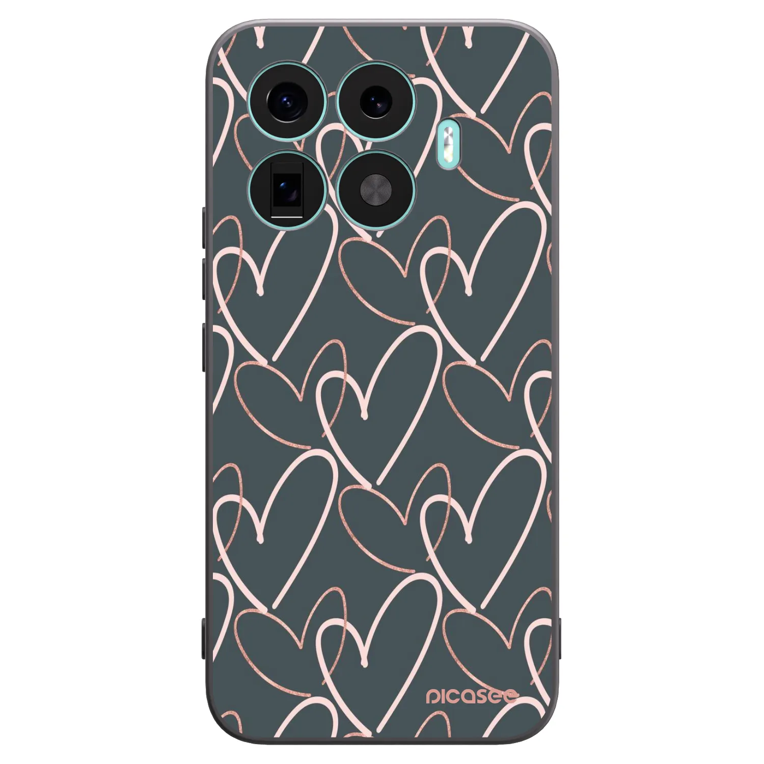 Picasee silikonový černý obal pro Xiaomi 17T Pro - Hodně lásky