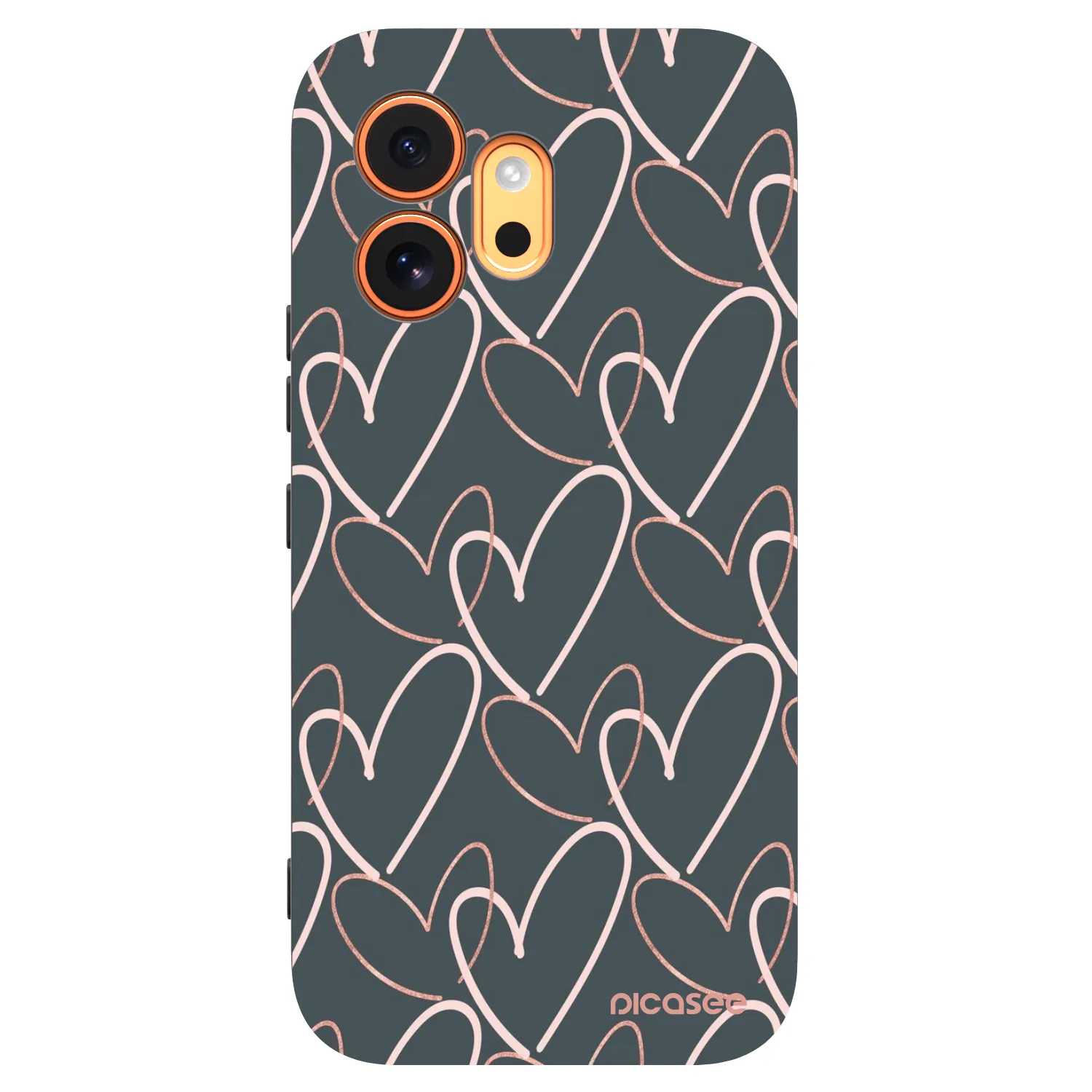 Picasee silikonový černý obal pro Honor 600 - Hodně lásky