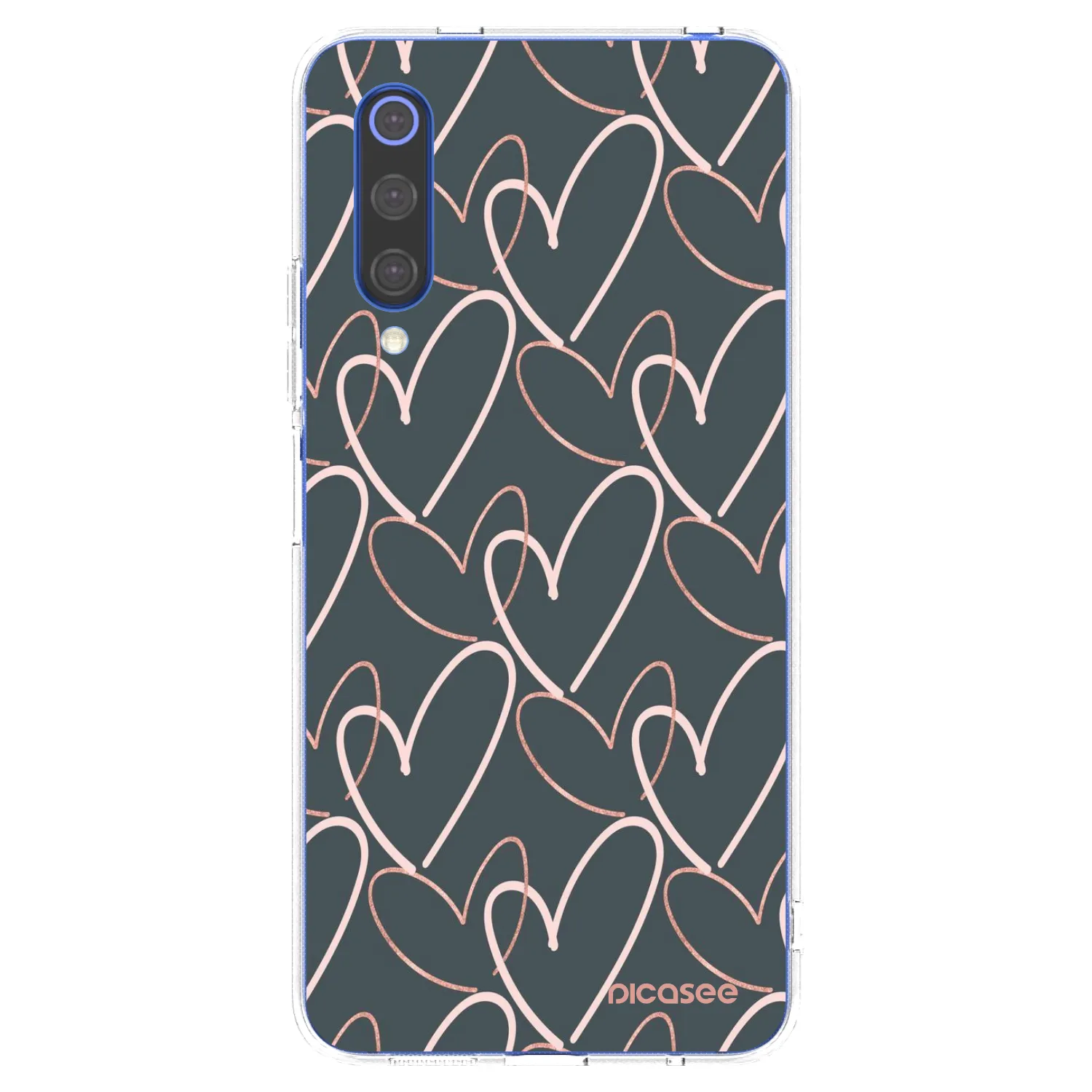 Picasee silikonový průhledný obal pro Xiaomi Mi 9 SE - Hodně lásky