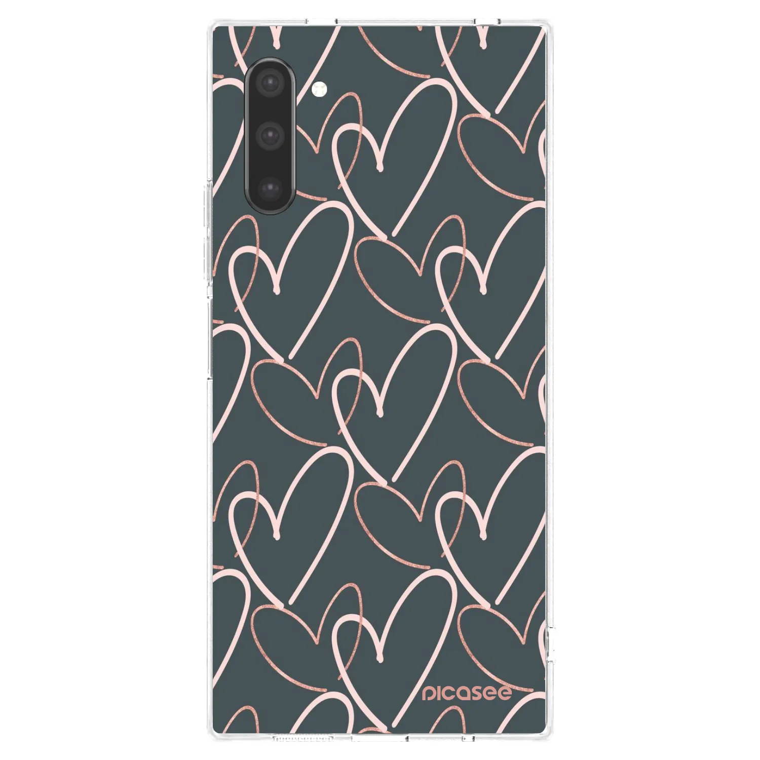 Picasee silikonový průhledný obal pro Samsung Galaxy Note 10 N970F - Hodně lásky
