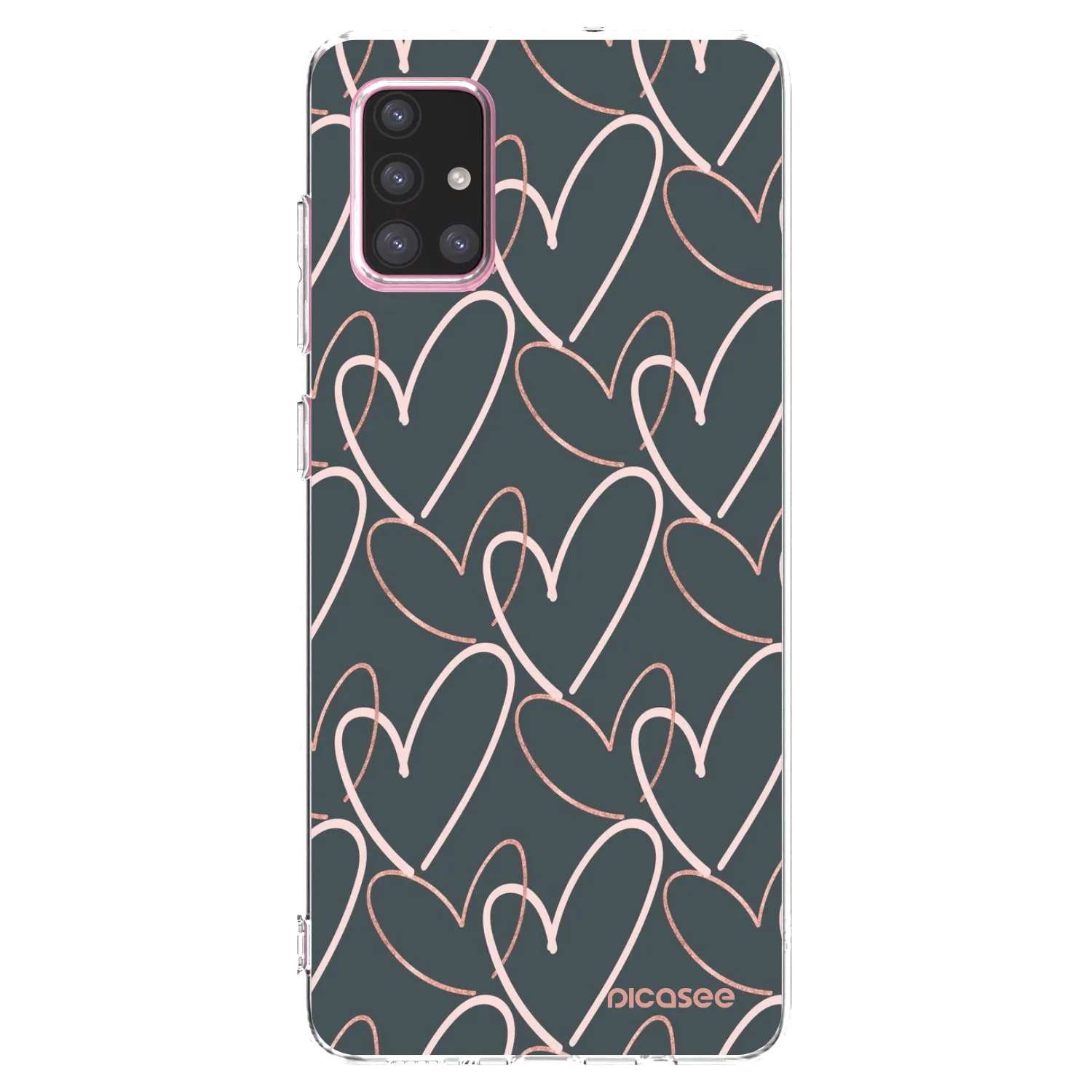 Picasee silikonový průhledný obal pro Samsung Galaxy A71 A715F - Hodně lásky