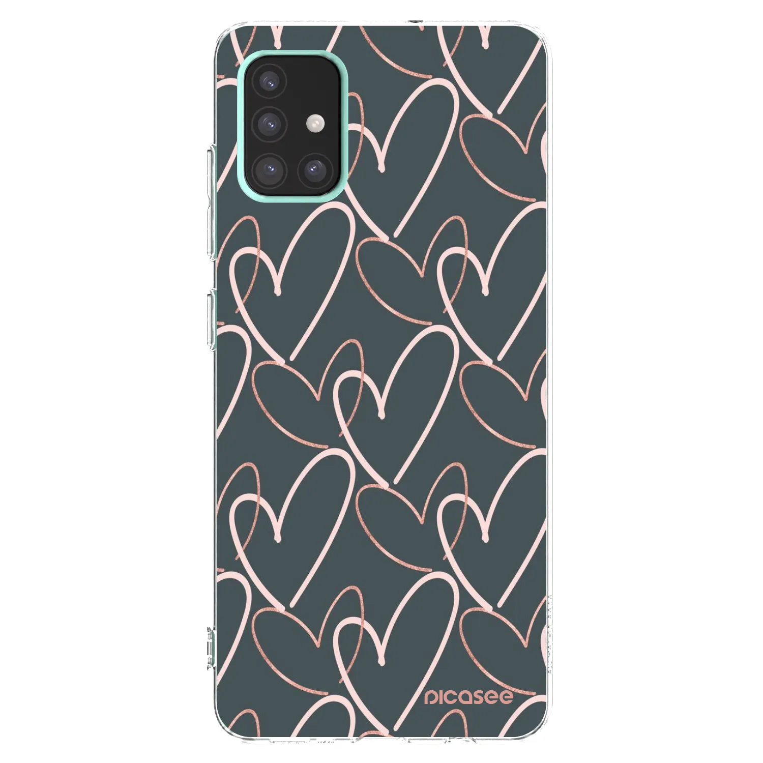 Picasee silikonový průhledný obal pro Samsung Galaxy A51 A515F - Hodně lásky