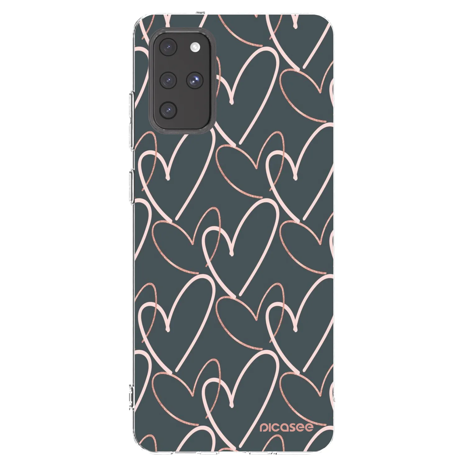 Picasee silikonový průhledný obal pro Samsung Galaxy S20+ G985F - Hodně lásky
