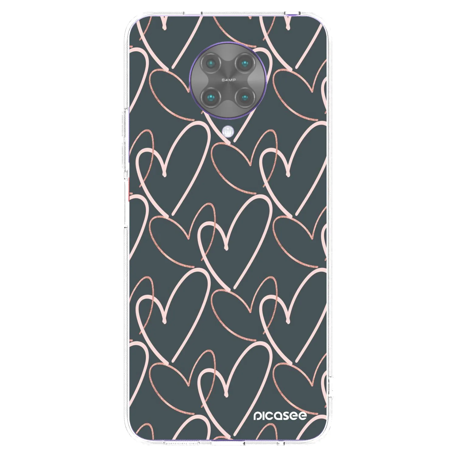 Picasee silikonový průhledný obal pro Xiaomi Poco F2 Pro - Hodně lásky
