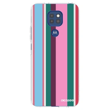 Picasee silikonový průhledný obal pro Motorola Moto G9 Play - Cabana club