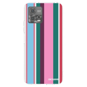 Picasee silikonový průhledný obal pro Motorola Moto G72 - Cabana club
