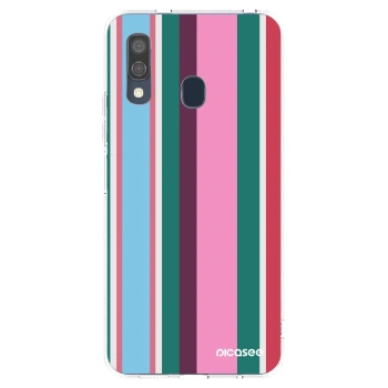 Picasee silikonový průhledný obal pro Samsung Galaxy A40 A405F - Cabana club