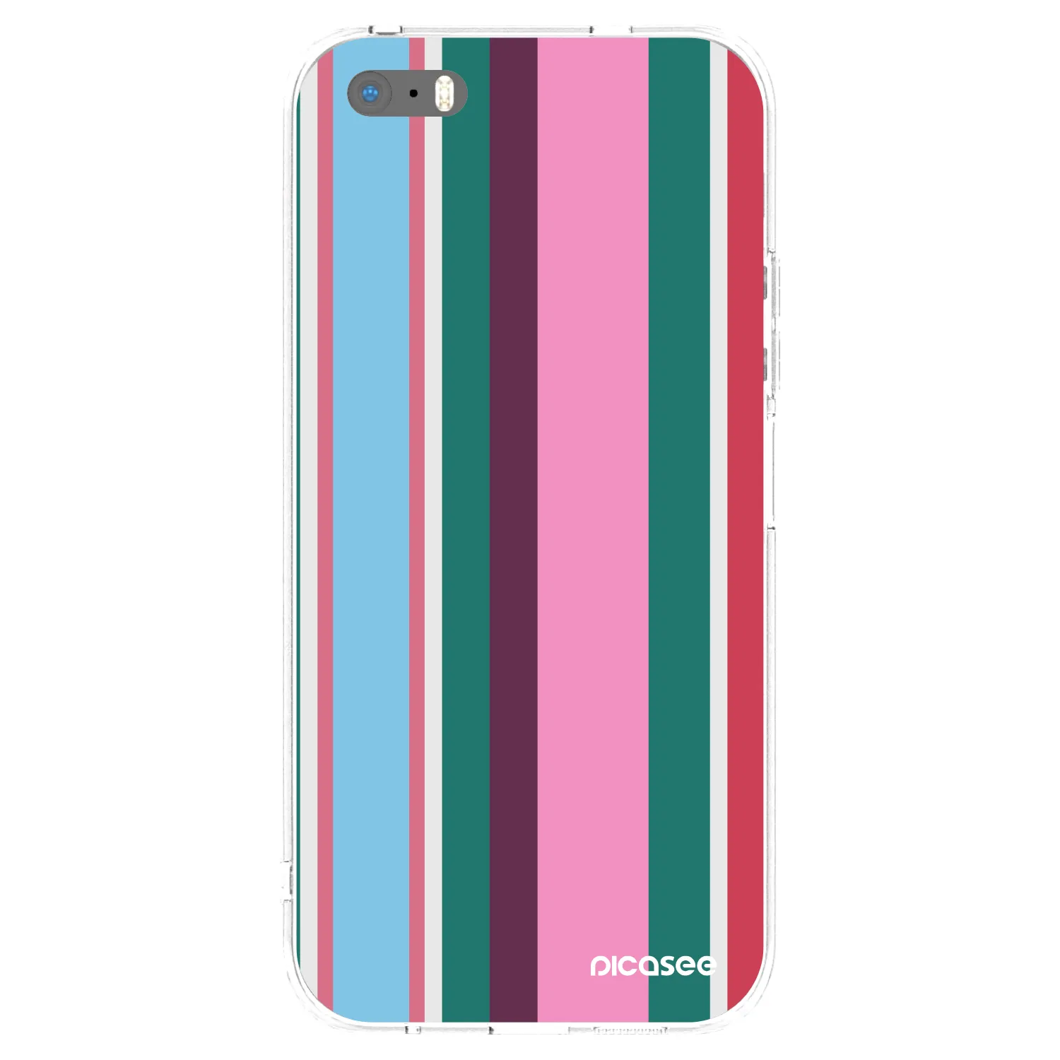 Picasee silikonový průhledný obal pro Apple iPhone 5/5S/SE - Cabana club