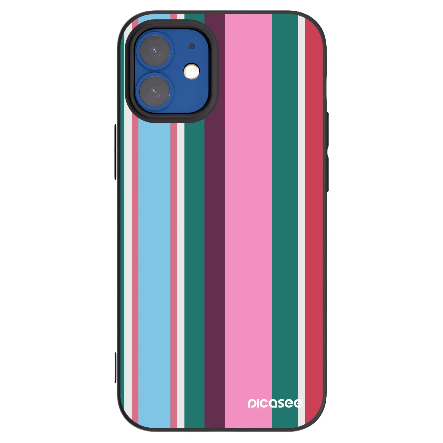 Picasee silikonový černý obal pro Apple iPhone 12 mini - Cabana club