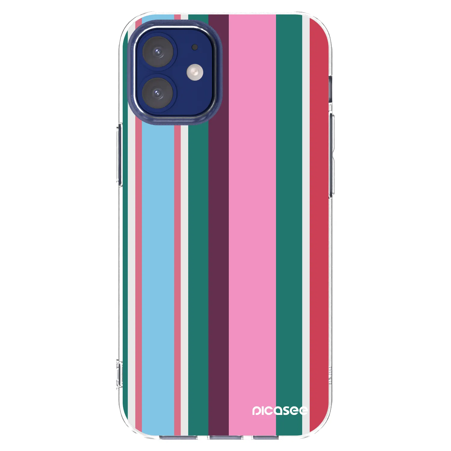 Picasee silikonový průhledný obal pro Apple iPhone 12 mini - Cabana club