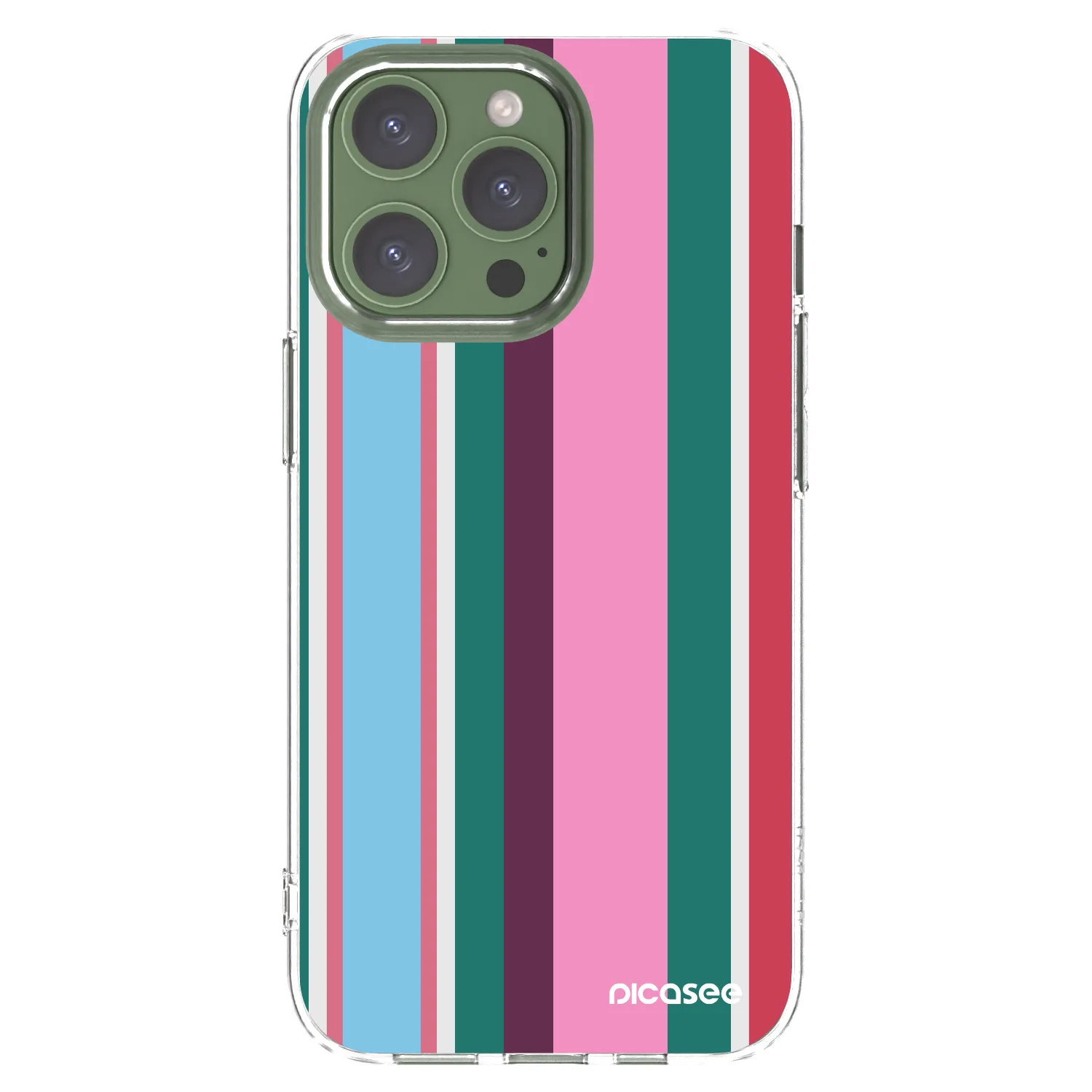 Picasee silikonový průhledný obal pro Apple iPhone 13 Pro - Cabana club