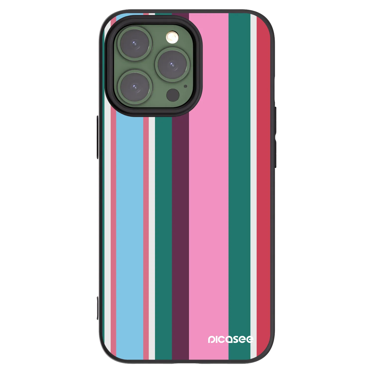 Picasee silikonový černý obal pro Apple iPhone 13 Pro - Cabana club