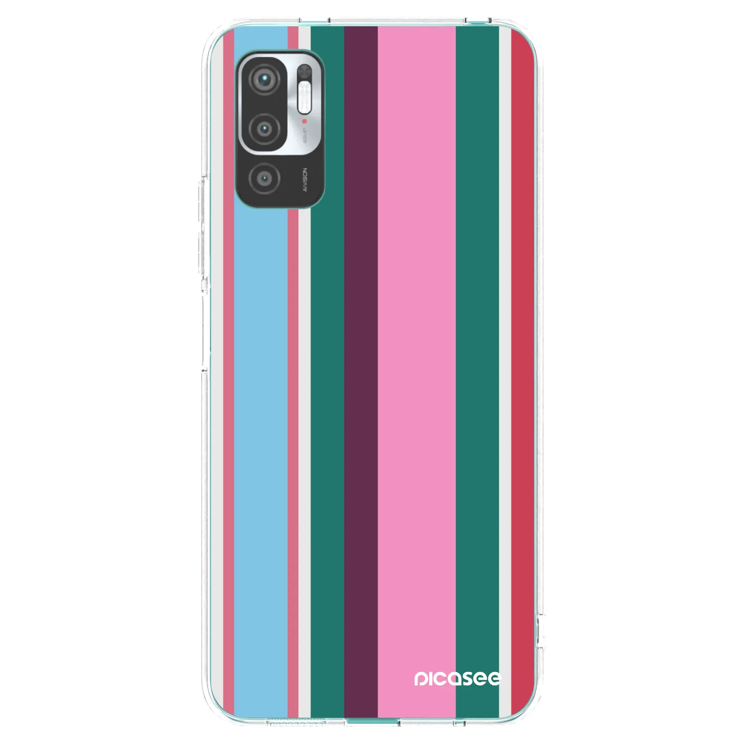 Picasee silikonový průhledný obal pro Xiaomi Redmi Note 10 5G - Cabana club
